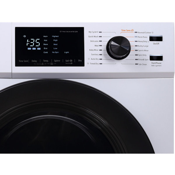 Magic Chef 2.7 Cubic Feet cu. ft. Portable Washer & Dryer Combo with Child Safety Lock Wayfair